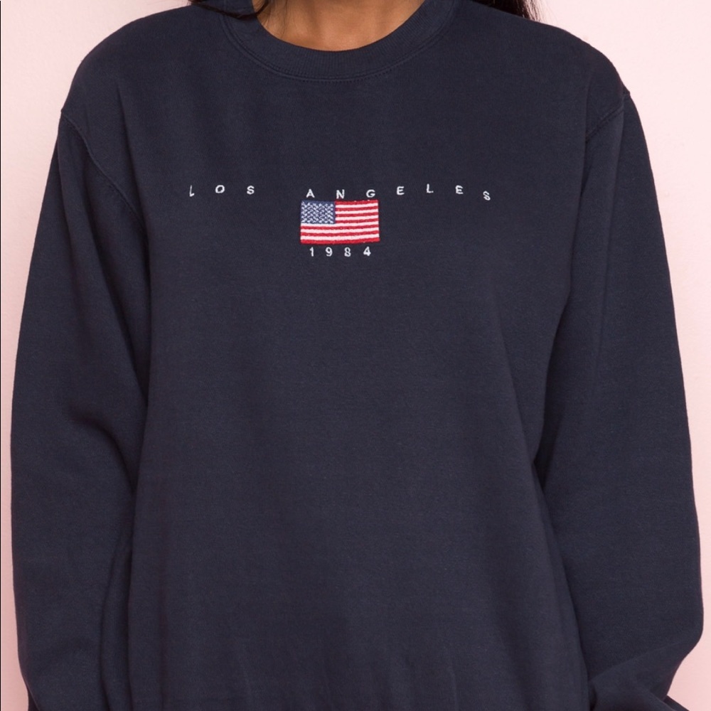 Brandy Melville Los Angeles 1984 Crewneck